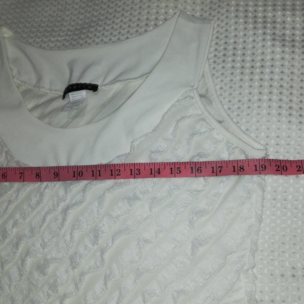 Janeric ruffles sleeveless tops size XL - Picture 11 of 14